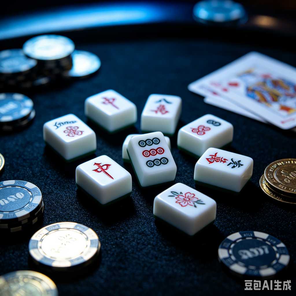 mini mahjong tiles keychain